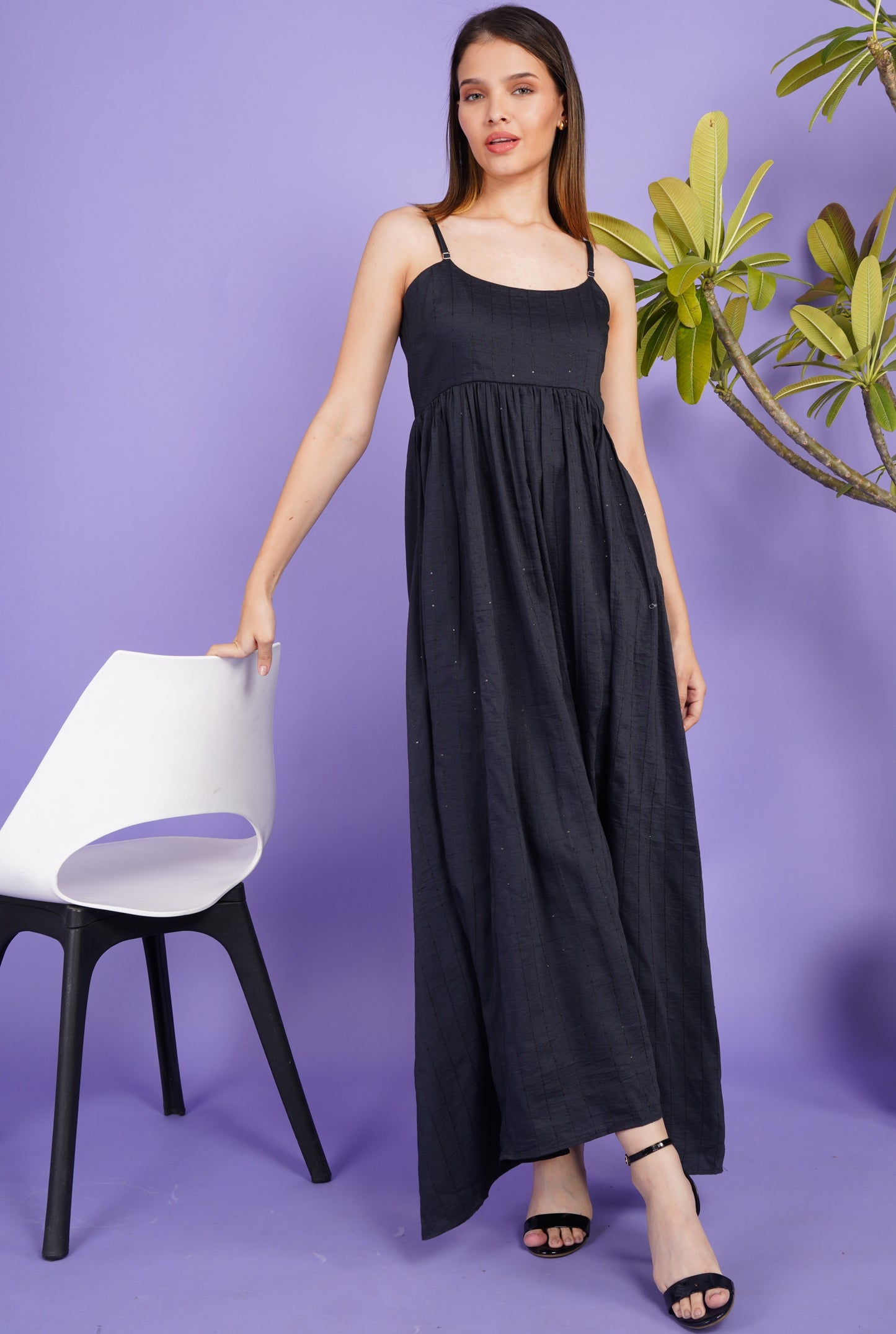 Noir Reverie Constellations Maxi Dress