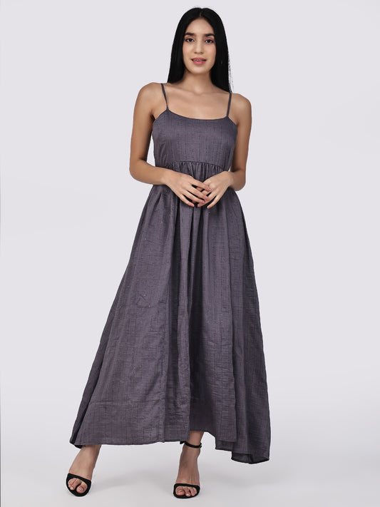 Grey Party Wear Sequins Dress for women