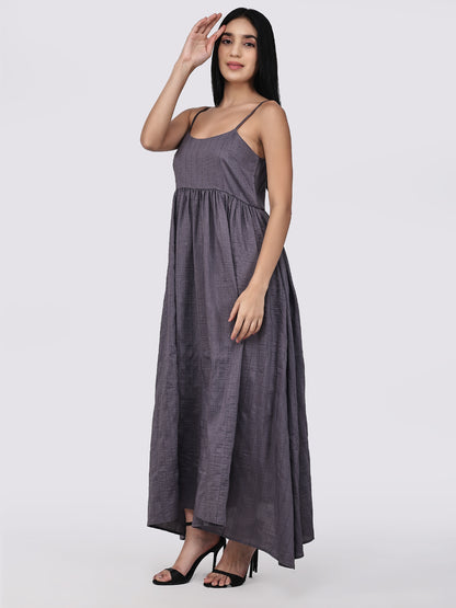 Grey Party Wear Sequins Dress for women