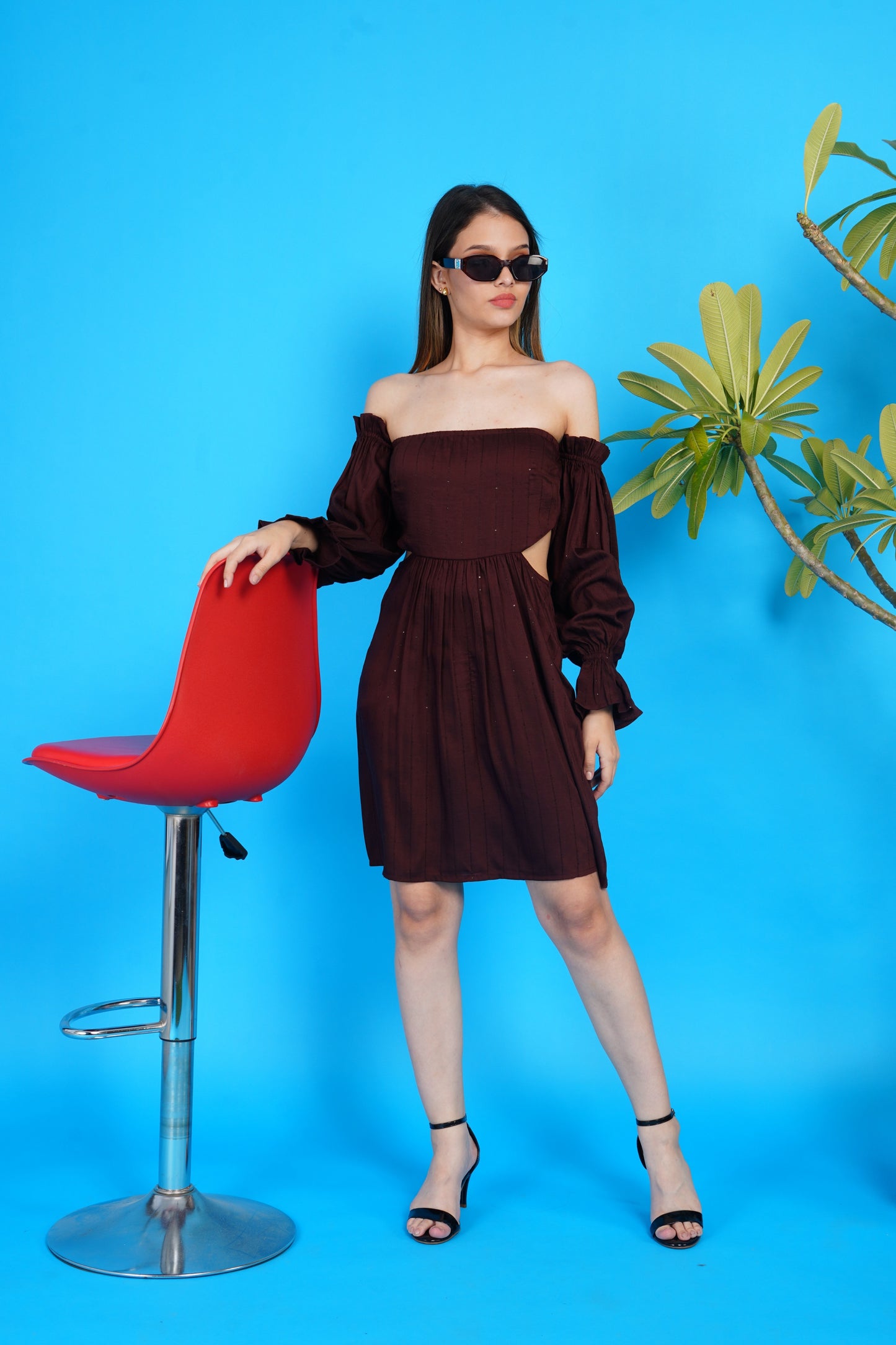 Midnight Dahlia Mini Dress