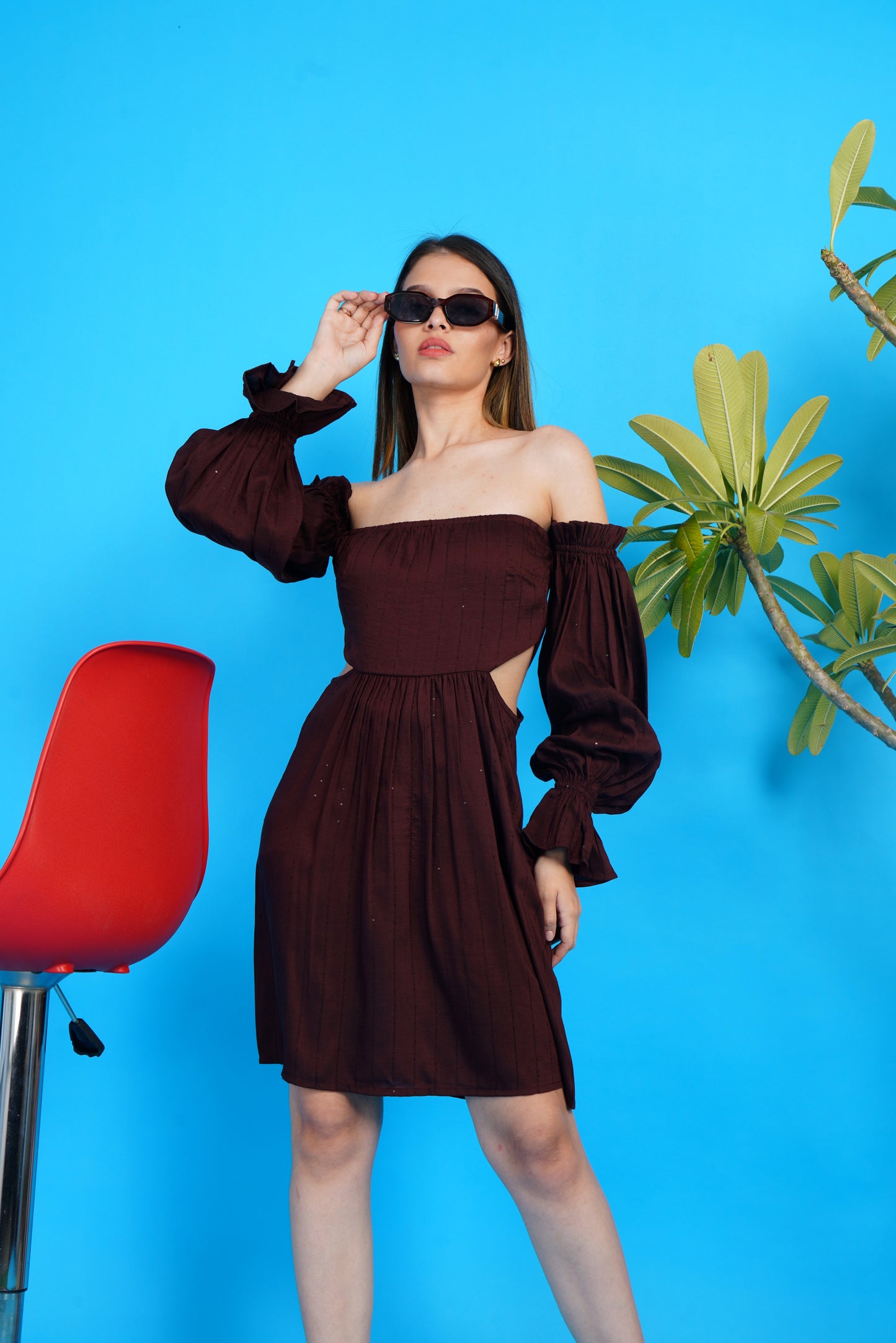Midnight Dahlia Mini Dress