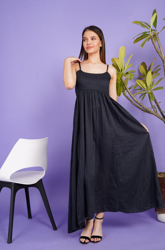 Noir Reverie Constellations Maxi Dress