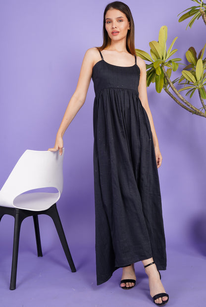 Noir Reverie Constellations Maxi Dress