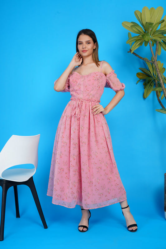Rosaline Blossom Whisper Maxi Dress