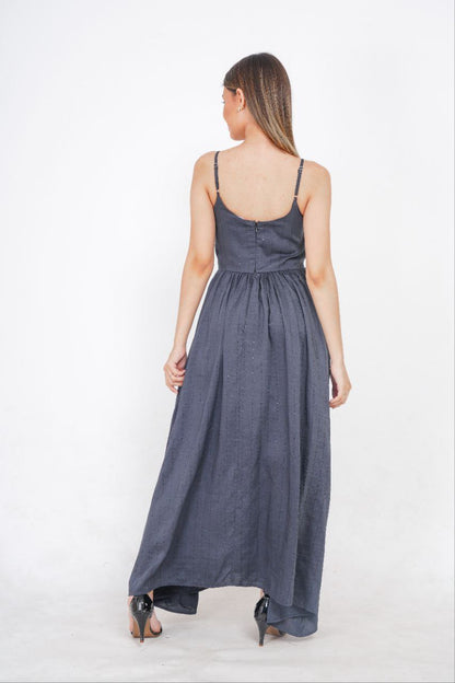 Grey Party Wear Sequins Dress for women