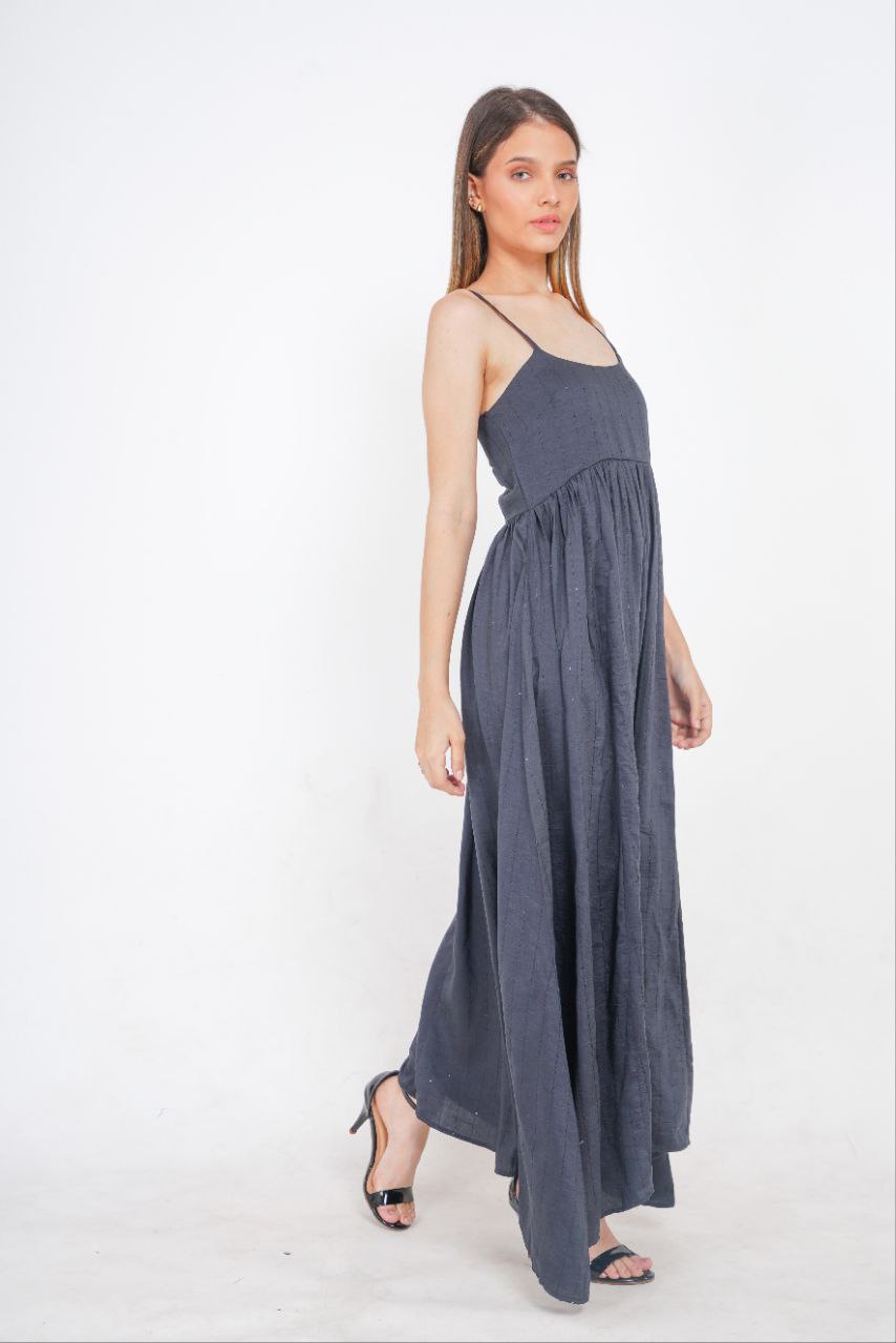 Grey Party Wear Sequins Dress for women